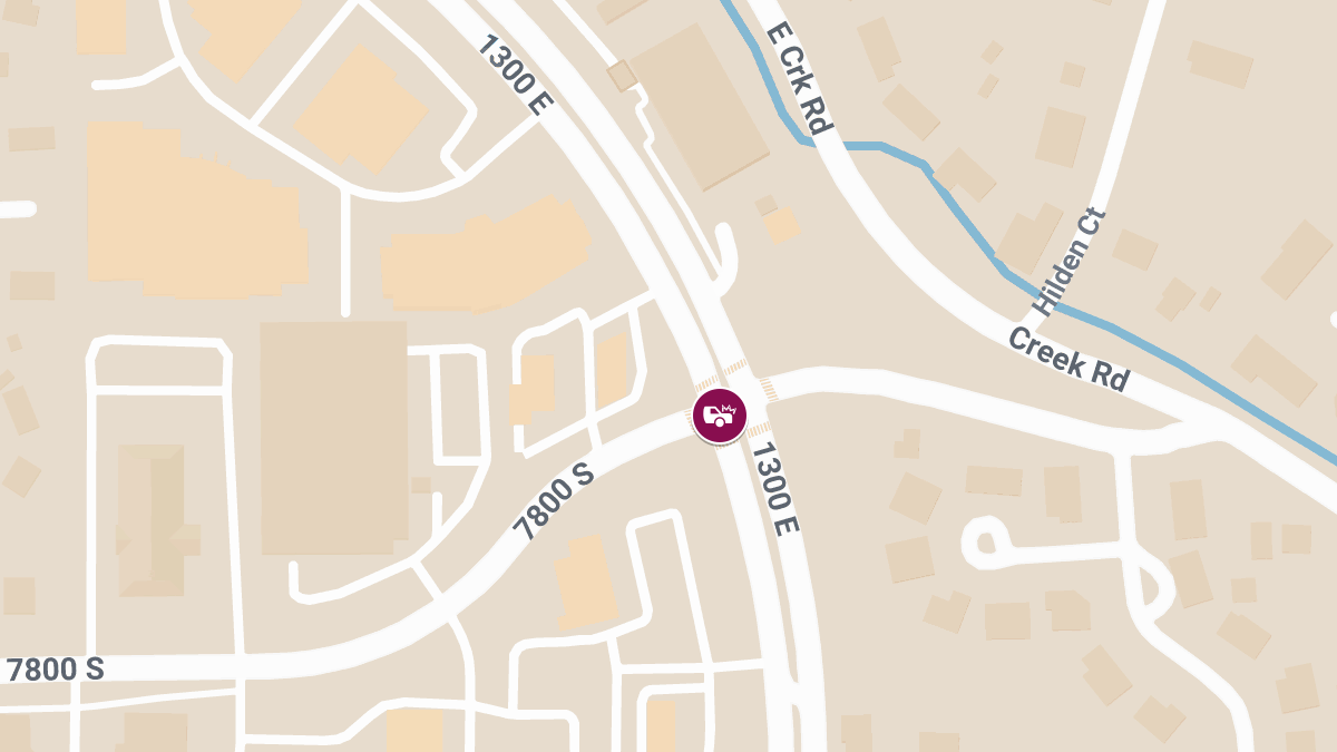 Vehicle Collision with Injuries Reported at 7755 S & 1300 E
