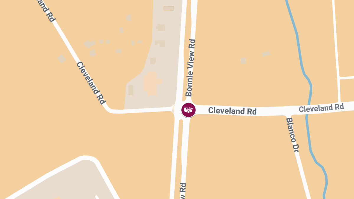 Vehicle Collision with Injuries at Bonnie View Rd & Cleveland Rd