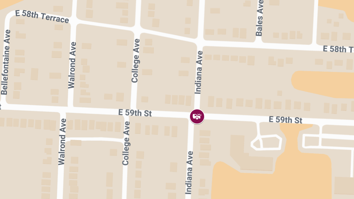 Vehicle Crash With Injuries at E 59th St & Indiana Ave