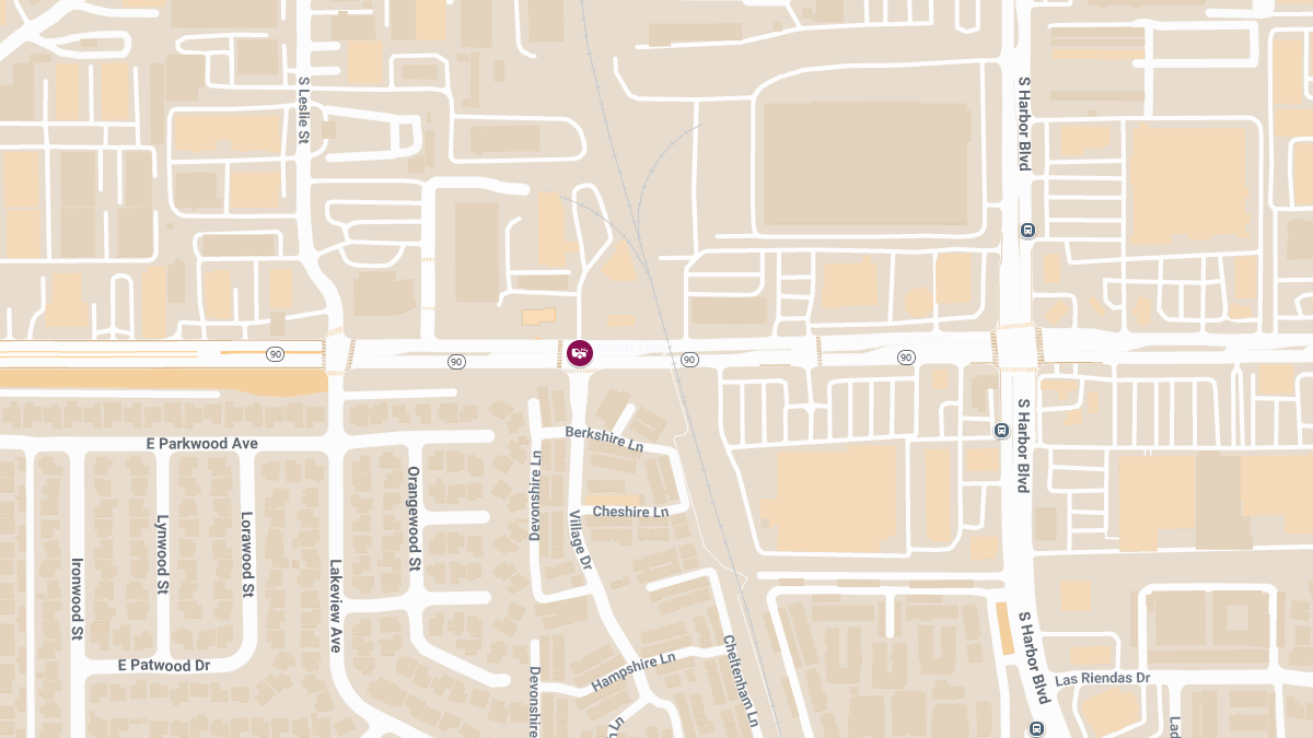 Vehicle Crash With Injuries at E Imperial Hwy & Village Dr