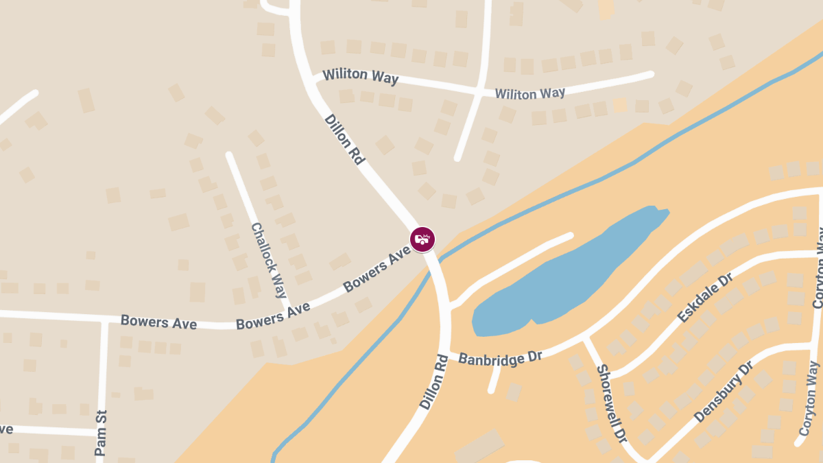Vehicle Crash With Injury Near Dillon Rd and Bowers Ave
