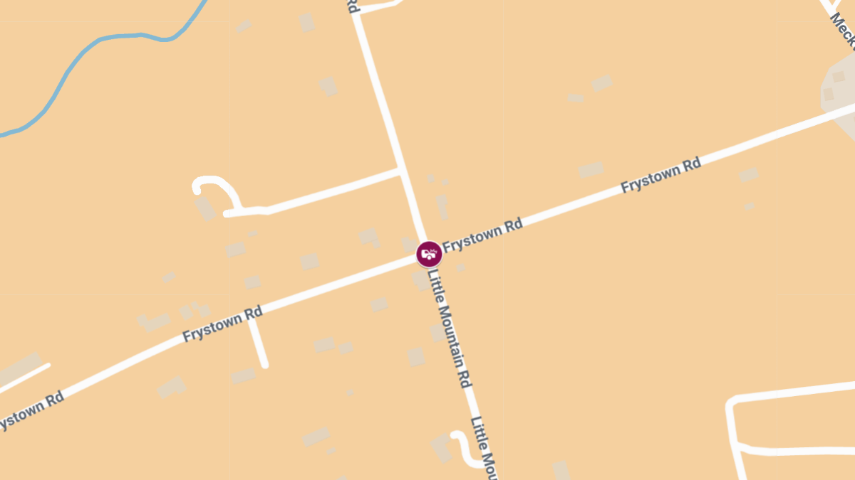 Vehicle Crash with Injuries at Little Mountain Rd & Frystown Rd