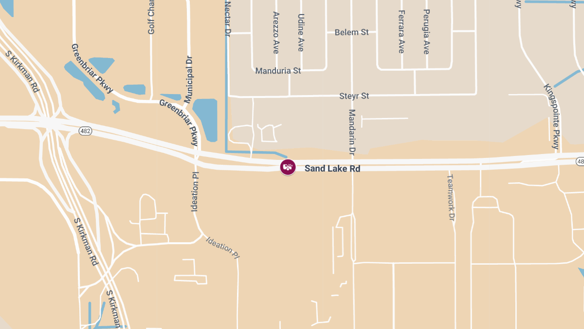 Woman Injured in Crash Near Turkey Lake Rd