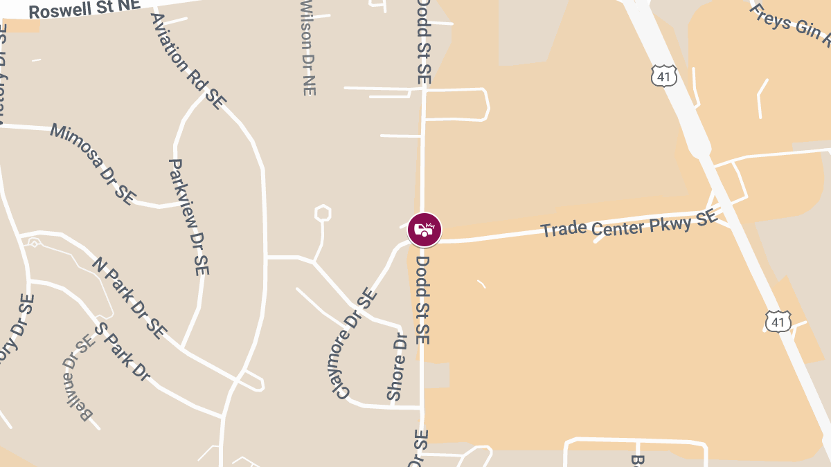 Woman Injured in Crash at Dodge St & Trade Center Pkwy