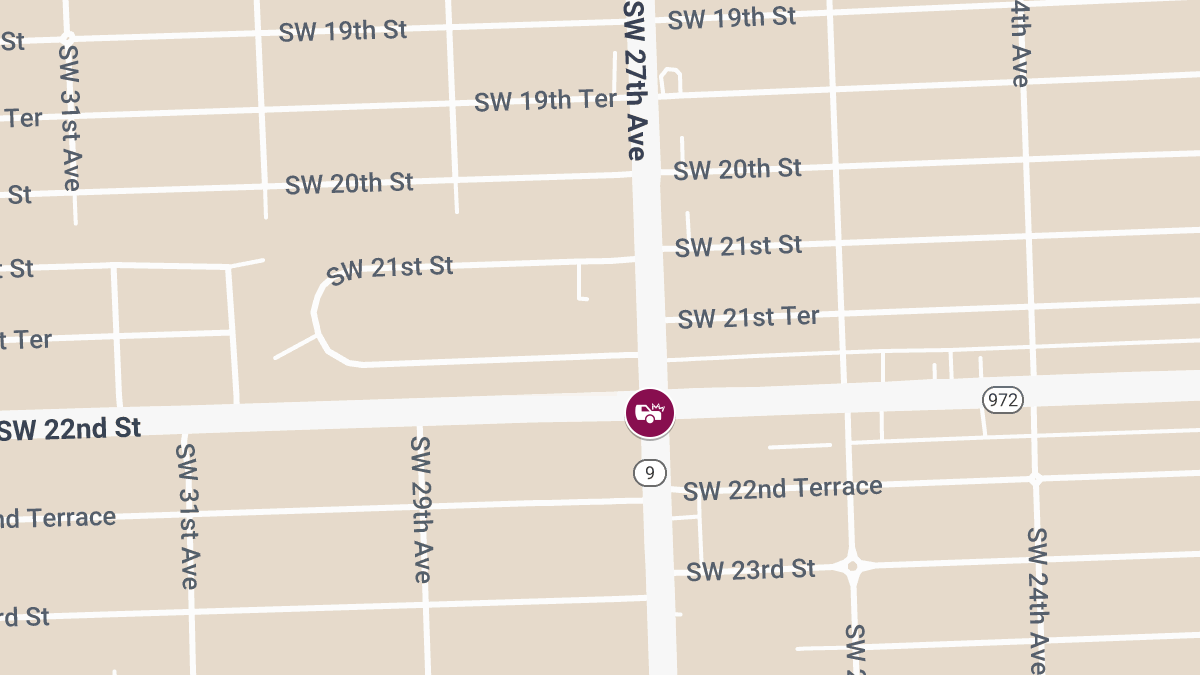 Woman Injured in Traffic Accident at SW 27th Ave & 22nd St