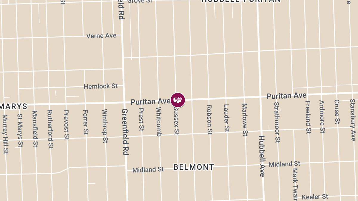 Injury Accident Involving Transit Van on Puritan Ave