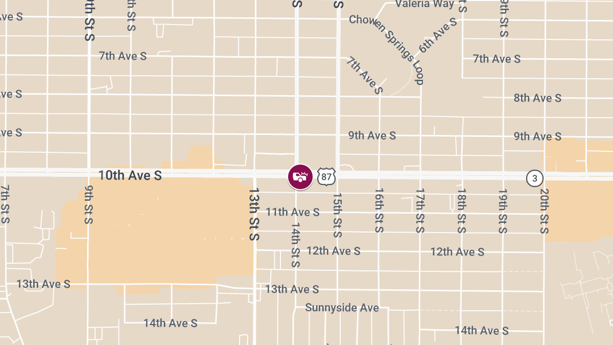 Woman Injured in Vehicle Crash at 10th Ave S & 14th St S