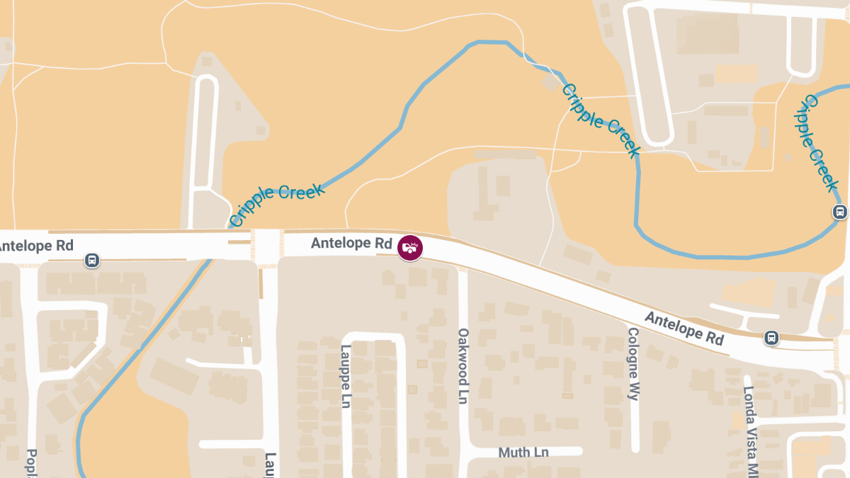 2-Car Crash With Injuries on Antelope Rd