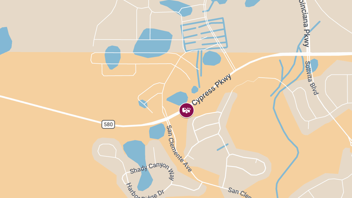 2 Hospitalized After Crash on Cypress Pkwy