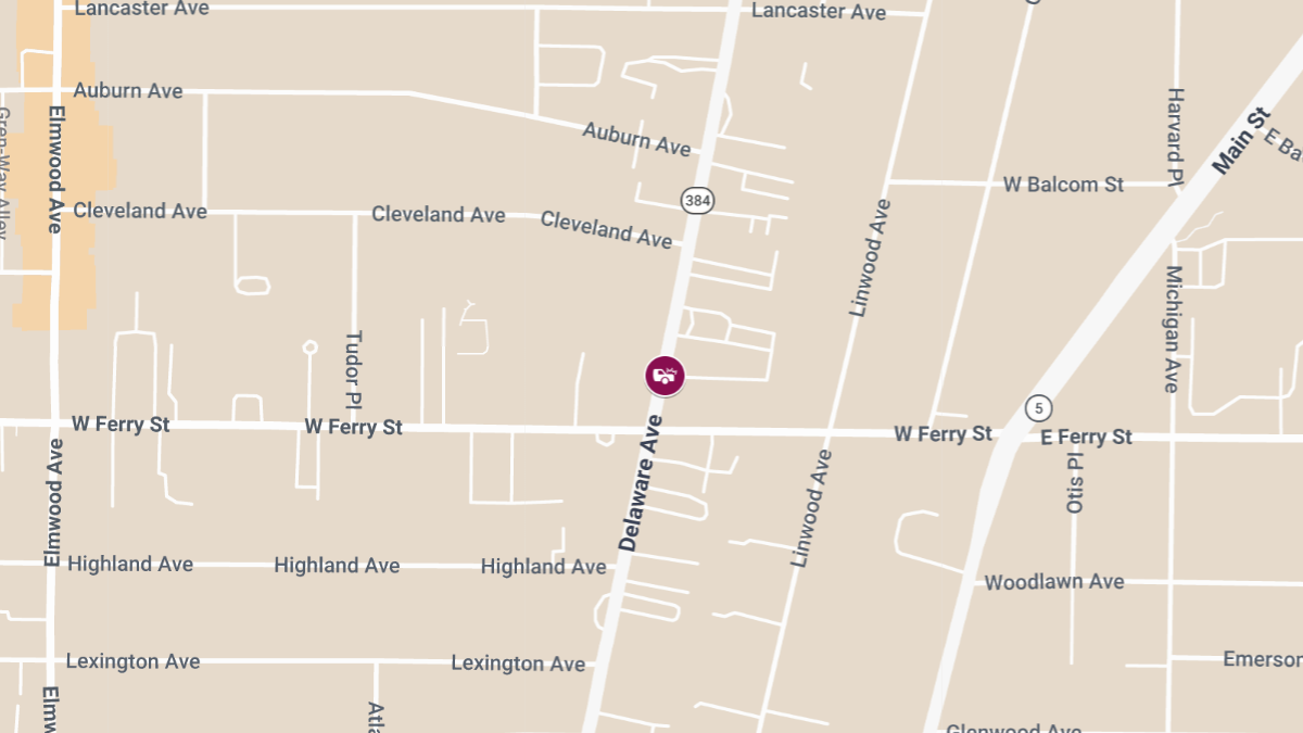 2 Injured in Crash on Delaware Ave near Sherks