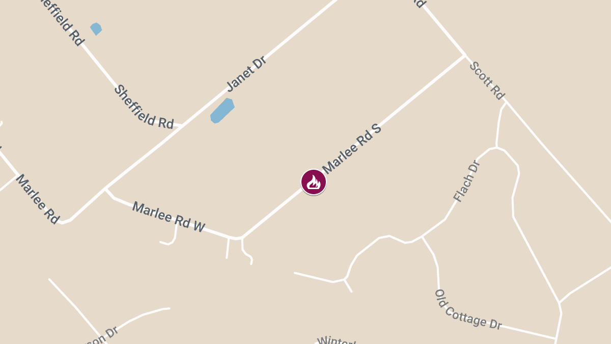 2 Injured in Marlee Rd S House Fire