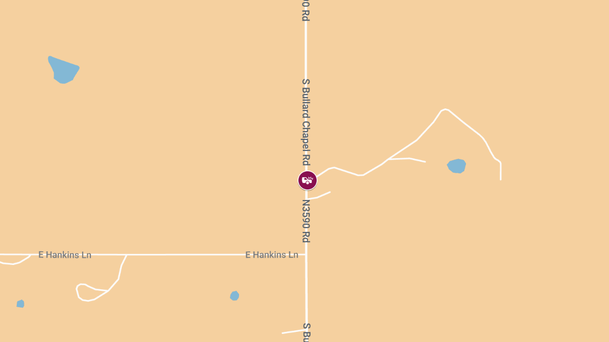 2 Teens Injured in Crash on S Bullard Chapel Rd Near E Hankins Ln