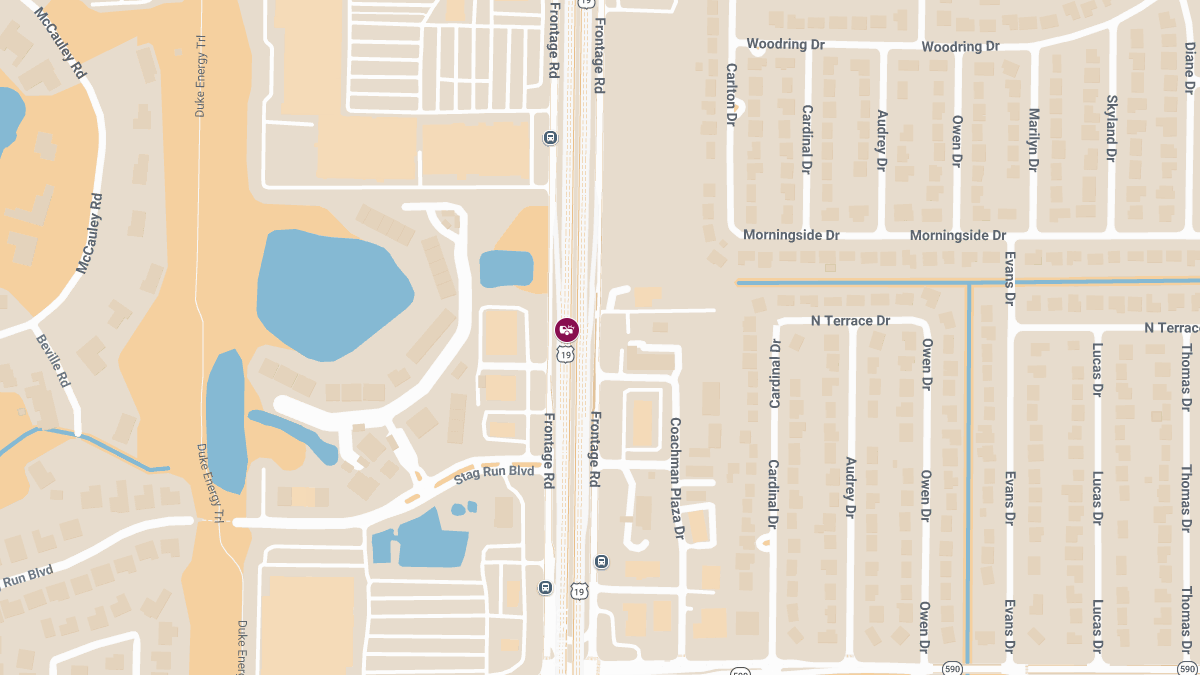 2-Vehicle Crash With Injuries on US 19