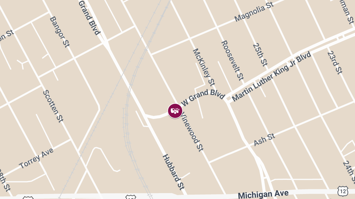 24-Year-Old Woman Injured in Crash on W Grand Blvd