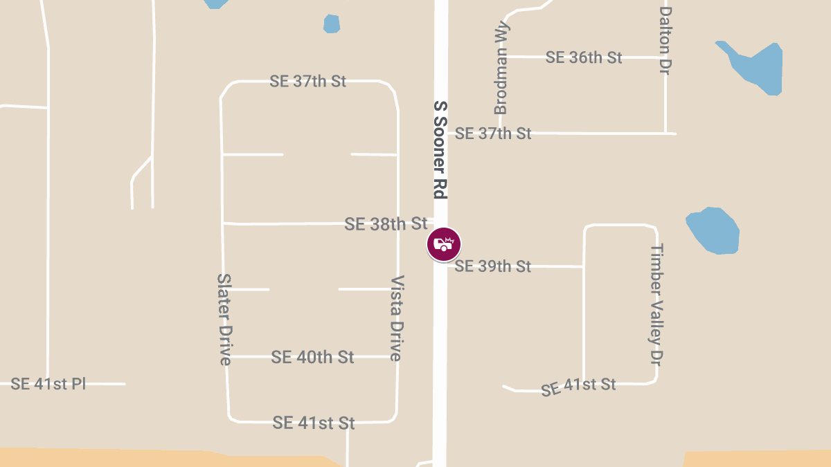 3 Critically Injured in Crash at SE 38th St and Sooner Rd