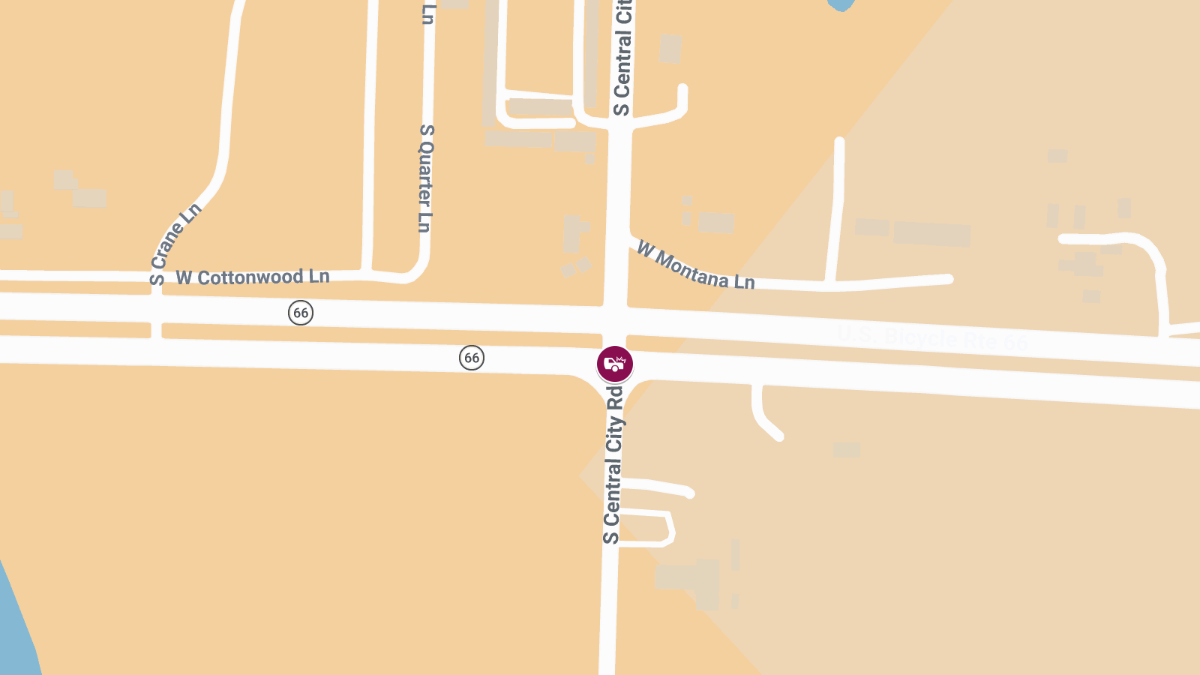 3 Injured in Crash at Hwy 66 & Central City Rd