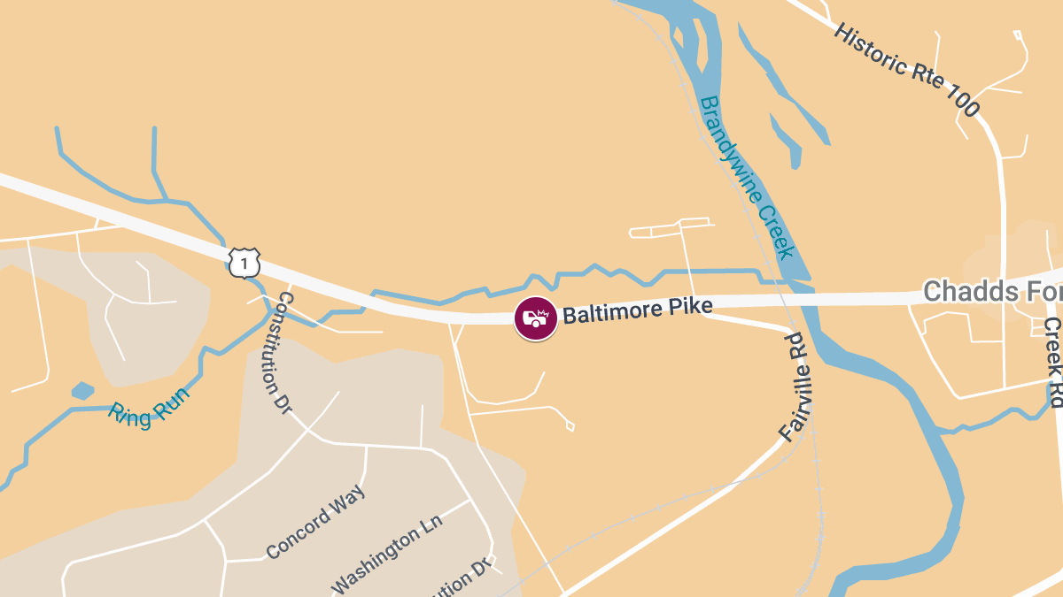 3 Injured in Crash on Baltimore Pike