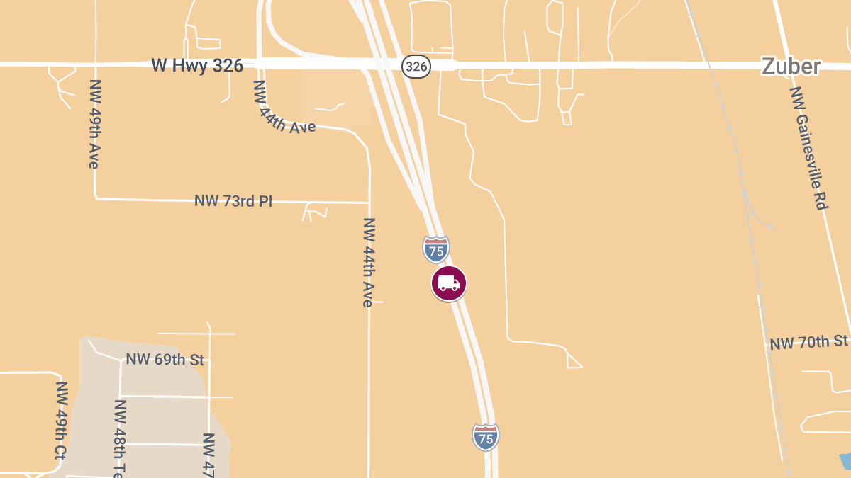 4 Semi-Trucks Crash on I-75 Near MM 341