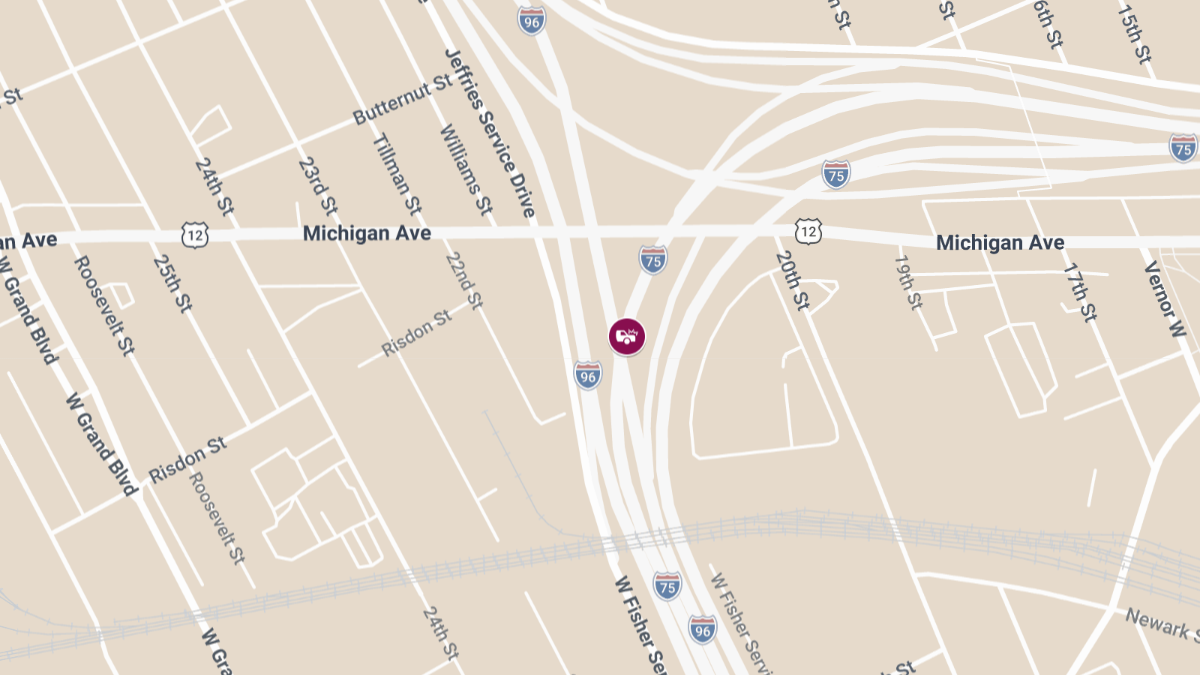 7 Injured in Crash at I-96 & I-75 Interchange