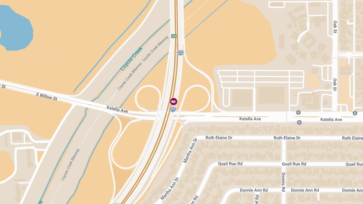 Accident Leaves Injuries on I-605 Near Willow St