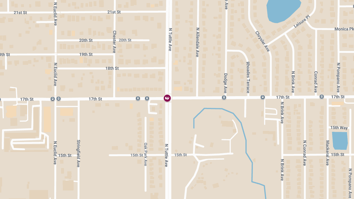 Accident Results in Injuries at 17th St & Tuttle