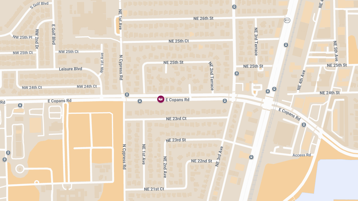 Accident Results in Injuries on E Copans Rd