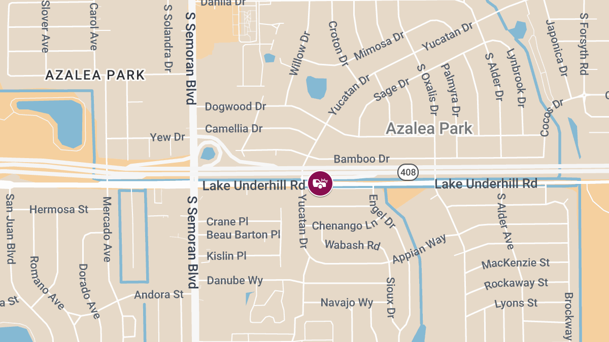 Accident Sends Victim to Hospital on Lake Underhill Rd