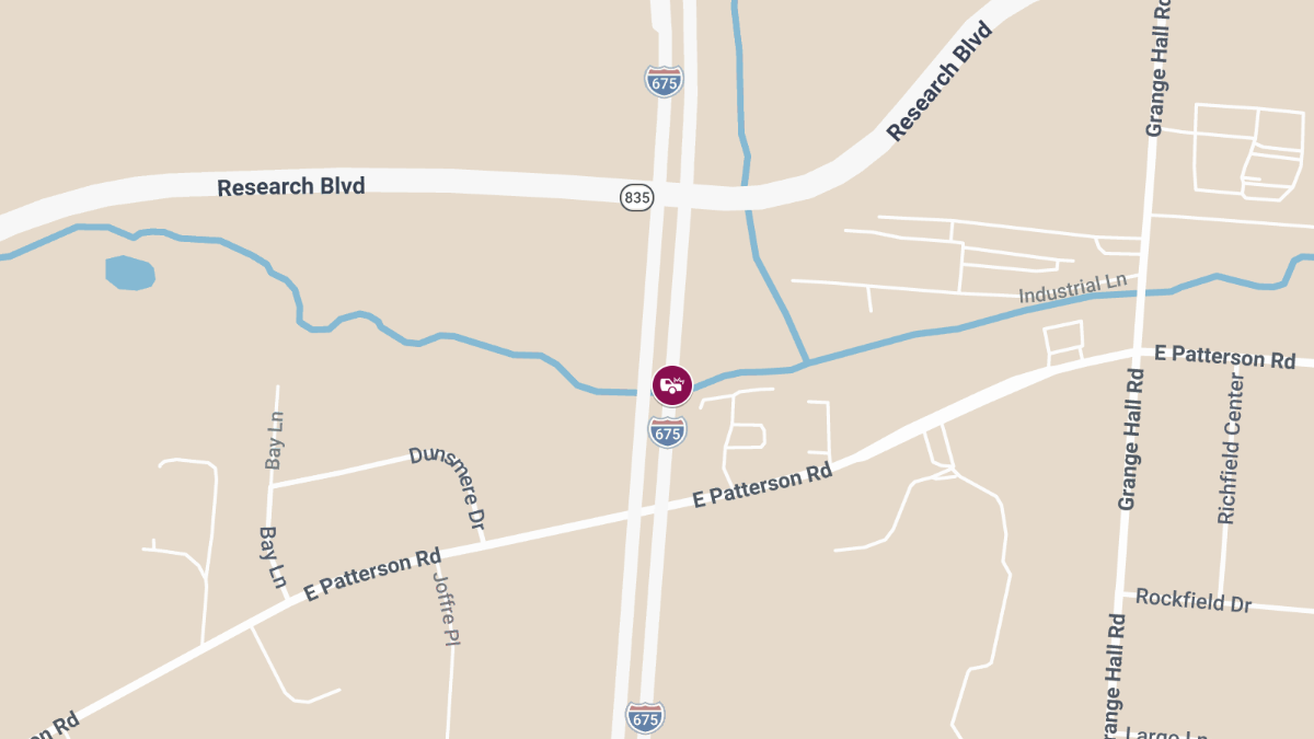 Accident With Entrapment on I-675 S