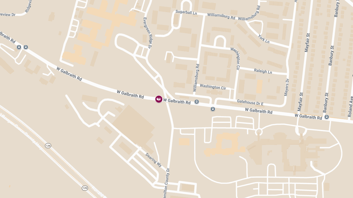 Accident With Injuries Near W Galbraith Rd & Hamilton County Dr