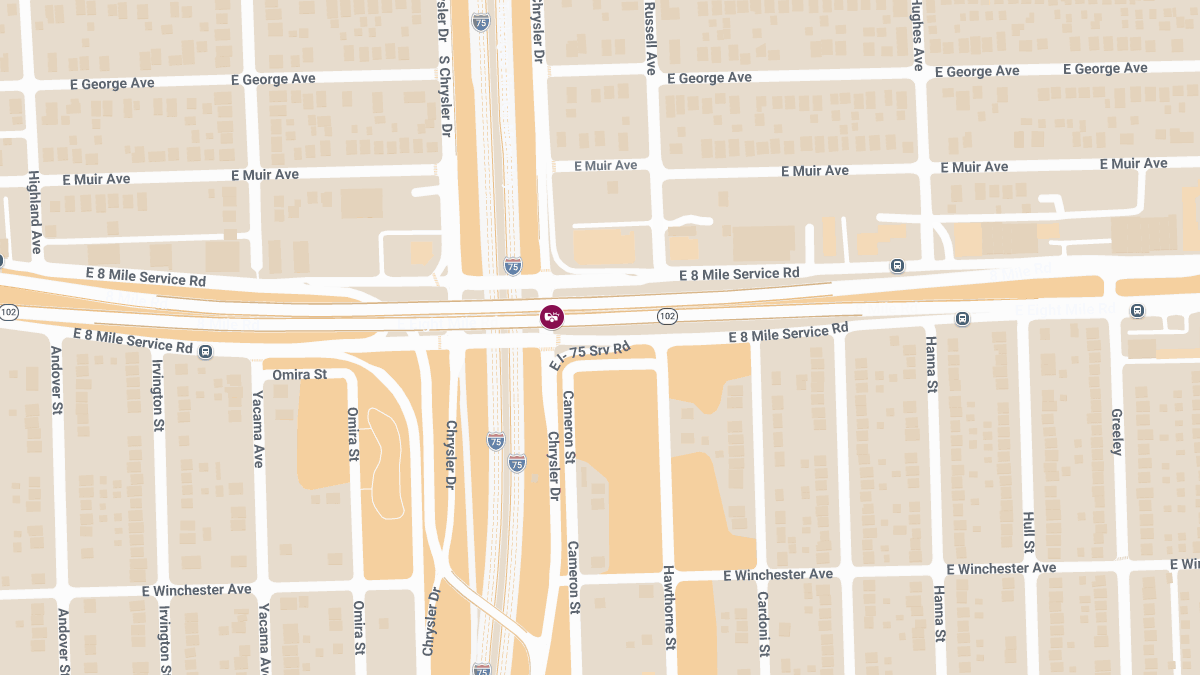 Accident With Injuries Reported Near 8 Mile and Chrysler Dr