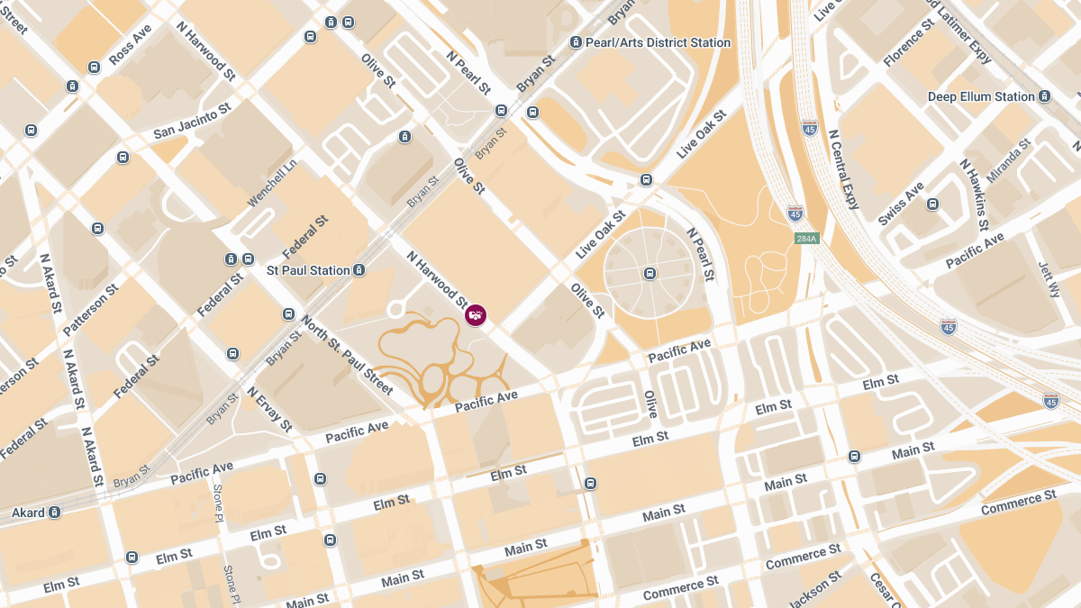 Accident With Injuries Reported at 100 N. Harwood St