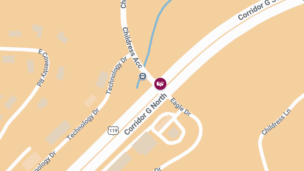 Accident With Injuries Reported at Corridor G N & Eagle Dr