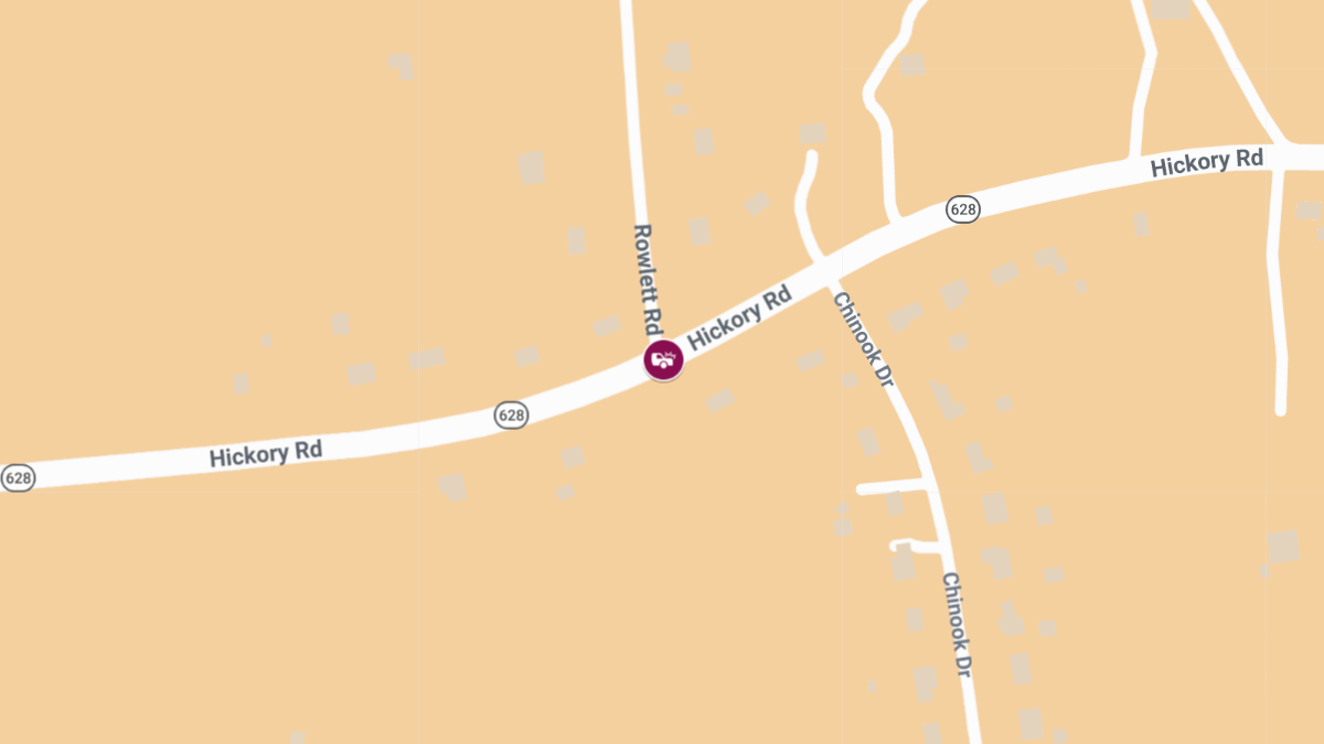 Accident With Injuries Reported at Hickory Rd & Rowlett Rd