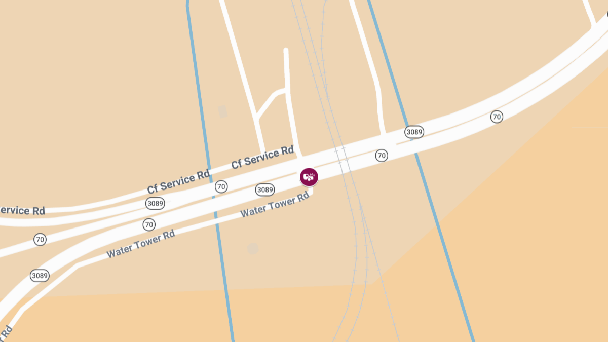 Accident With Injuries Reported at Hwy 70 & CF Service Rd
