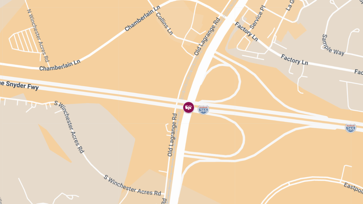 Accident With Injuries Reported at La Grange Rd & Gene Snyder Fwy