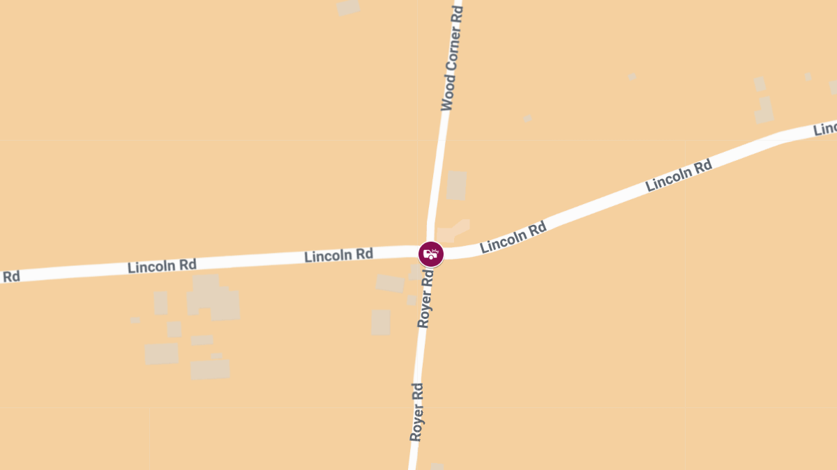 Accident With Injuries Reported at Lincoln Rd & Royer Rd