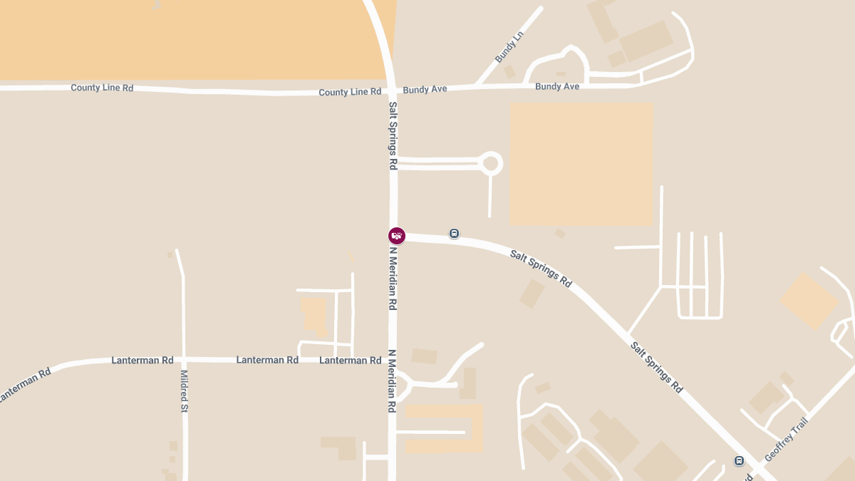 Accident With Injuries Reported at N Meridian Rd & Salt Springs Rd