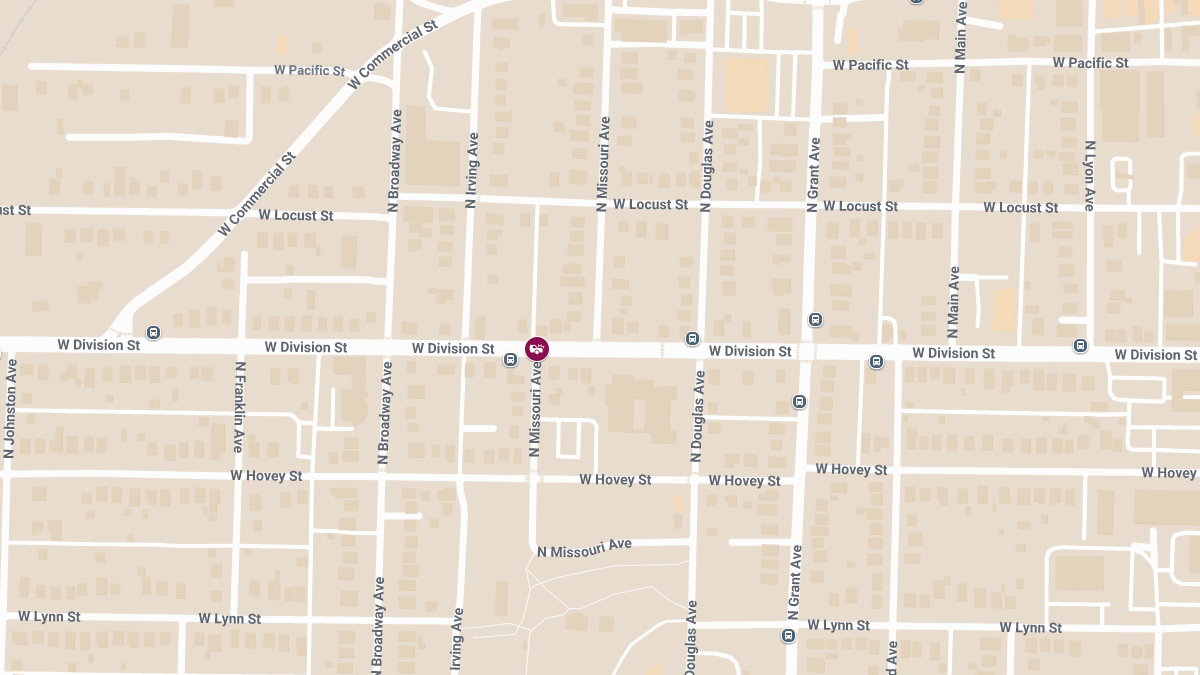 Accident With Injuries Reported at N Missouri Ave & W Division St