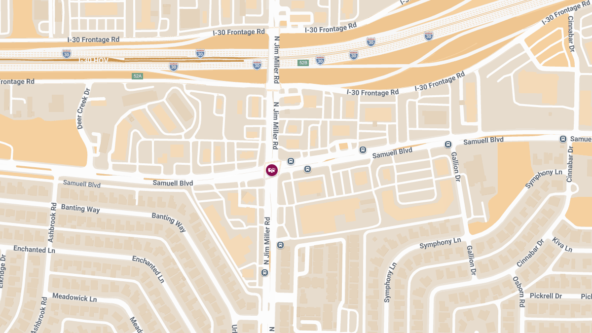 Accident With Injuries Reported at Samuell Blvd & N Jim Miller Rd