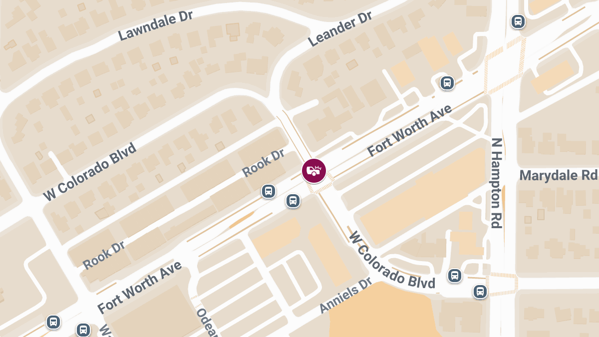 Accident With Injuries Reported at W Colorado Blvd & Fort Worth Ave