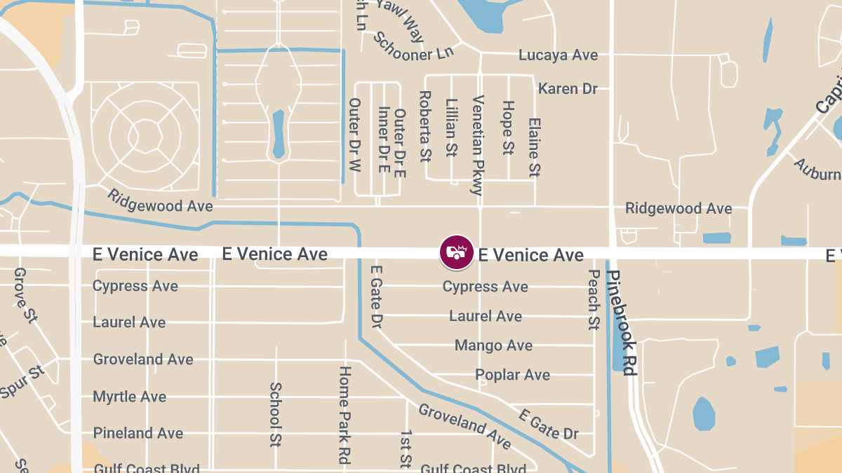 Accident With Injuries Reported on E Venice Ave