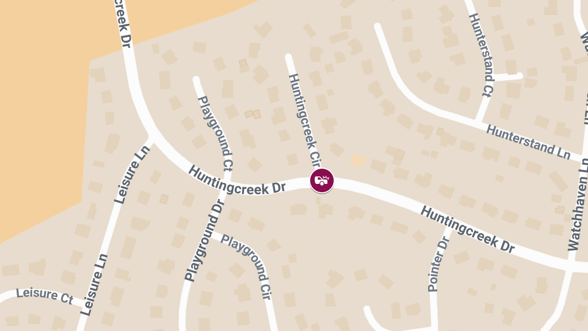 Accident With Injuries Reported on Huntingcreek Cir