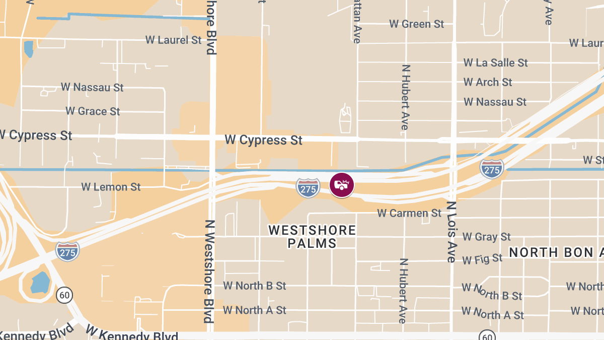 Accident With Injuries Reported on I-275 SB at MM45