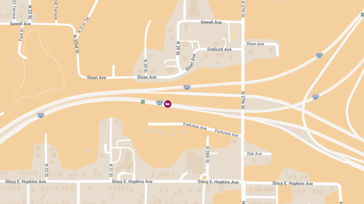 Accident With Injuries Reported on I-635 South at N 29th St