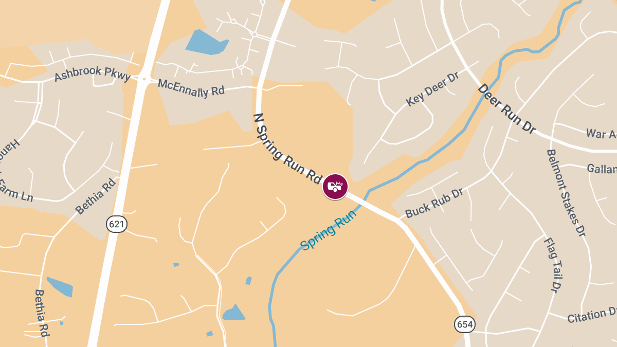 Accident With Injuries Reported on North Spring Run Rd