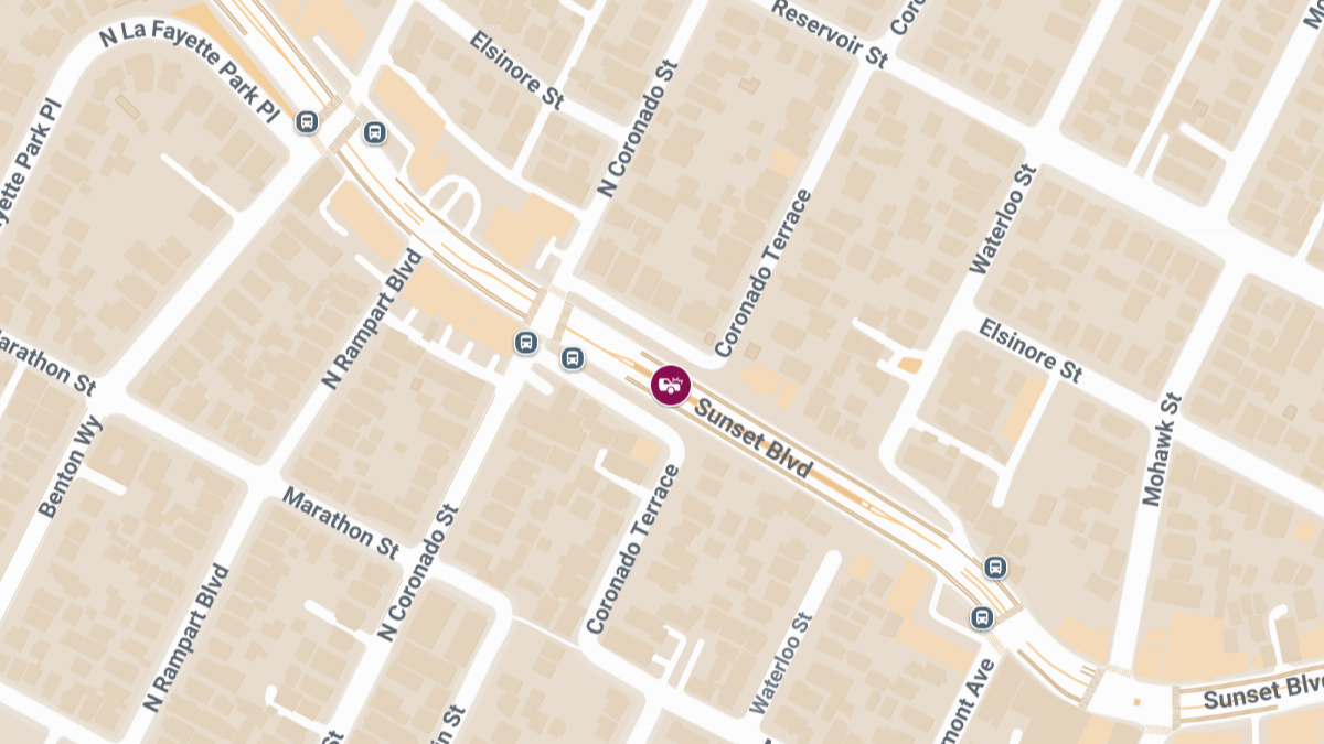 Accident With Injuries Reported on W Sunset Blvd
