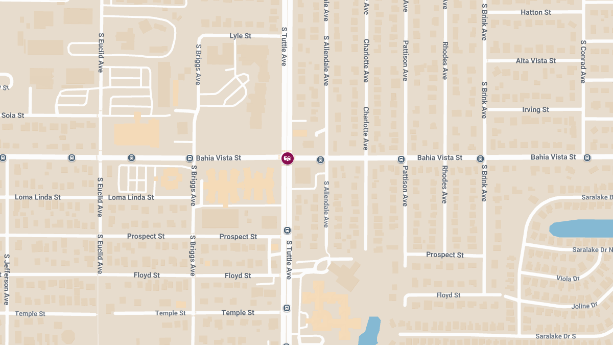 Accident With Injuries at Bahia Vista St & S Tuttle Ave