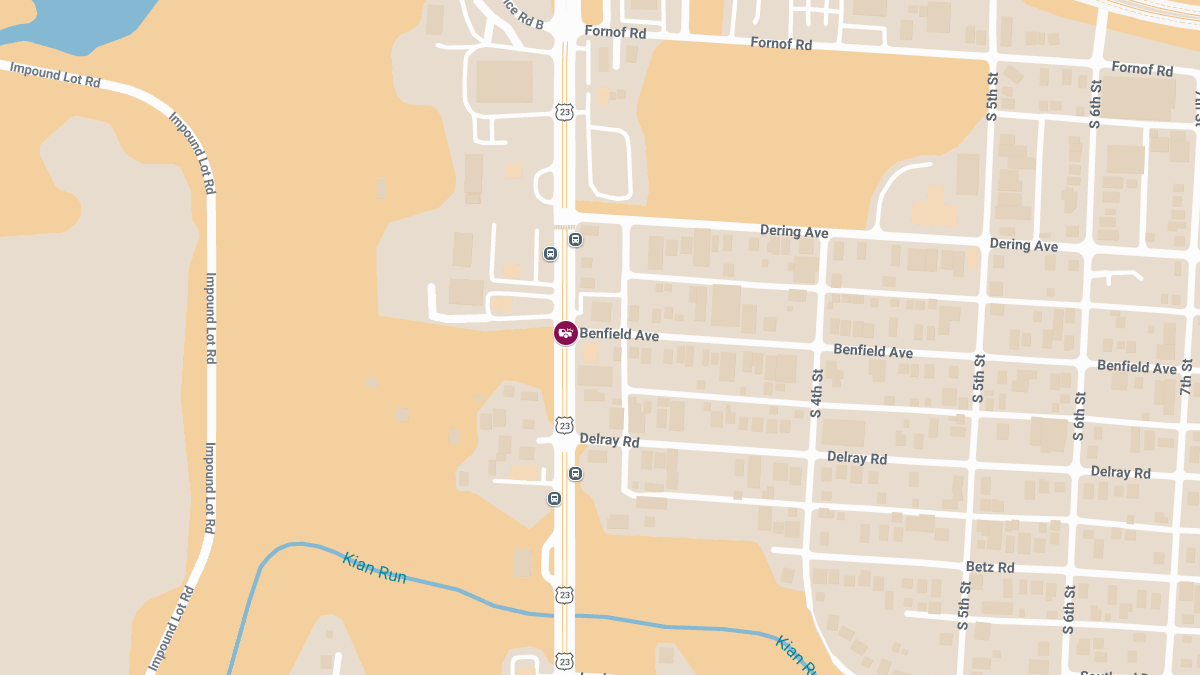 Accident With Injuries at Benfield Ave and S High St