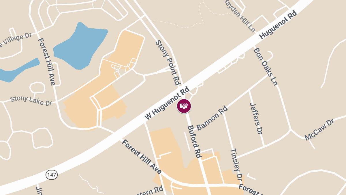 Accident With Injuries at Buford Rd & West Huguenot Rd