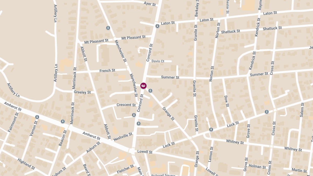 Accident With Injuries at Concord St & Orange St